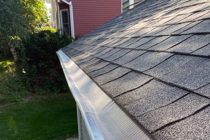 Closeup of Gutters in Birmingham MI