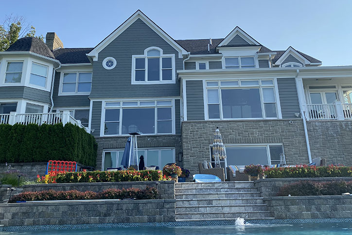 View of Gutter Replacement in St. Clair Shores MI