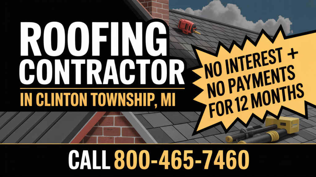 Roofing Contractor in Clinton Township MI